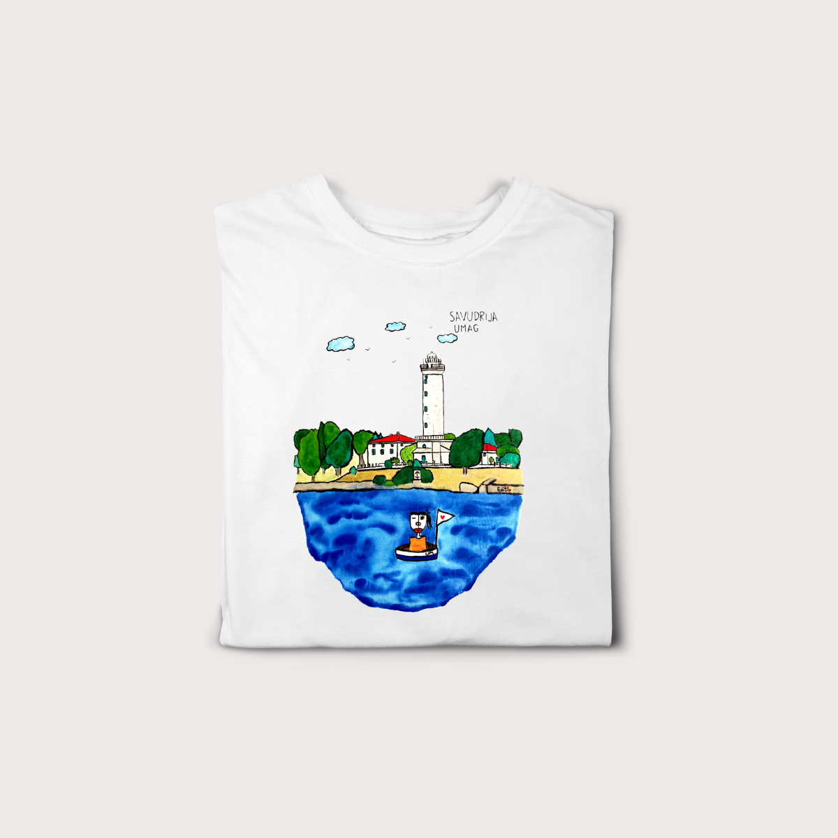 savudrija majica folded