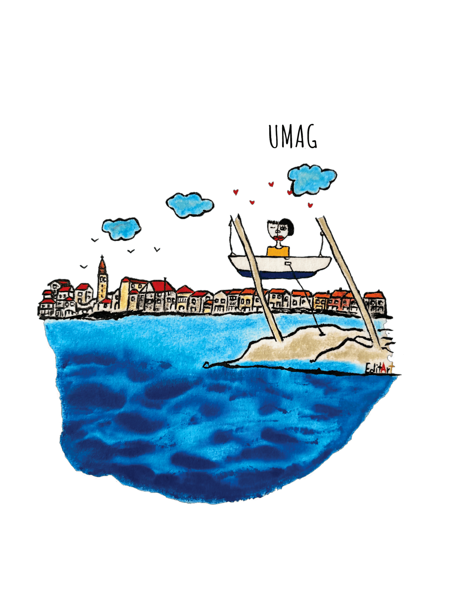 LIK — Umag, originalna ilustracija Edite Imamović