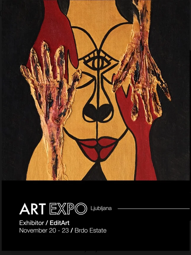 Art Expo Ljubljana — izložbeni plakat EditArt