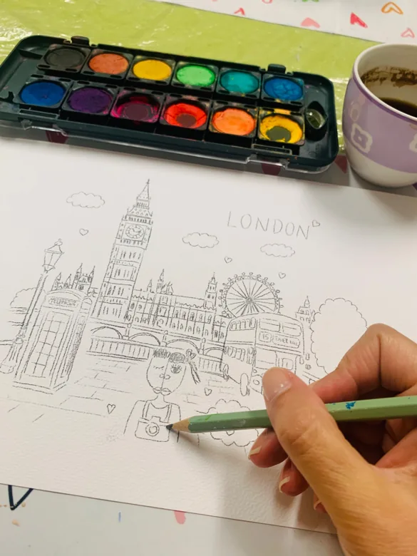 London — crtež u nastajanju